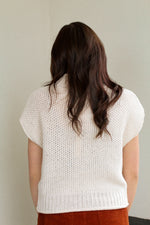 Mock Neck Must Have Sweater-Cream