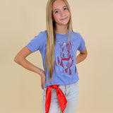 Tween Mr. P's Mosaic Bulldog Tee