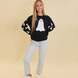 BOO Ghost Sequin Sweatshirt