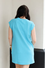 Trendy Tracie Dress-Bright Blue