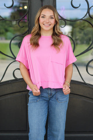 flowy pocket top
