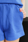 Trendy Tracie Shorts-Royal Blue