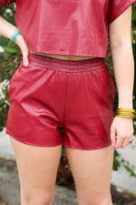 Leather Girly Shorts