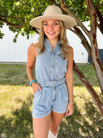 Just a Denim Romper