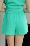 Trendy Tracie Shorts-Mint