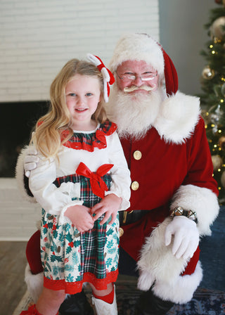 Christmas Overall Dress Set