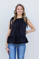 Detailed Textured Bow Top