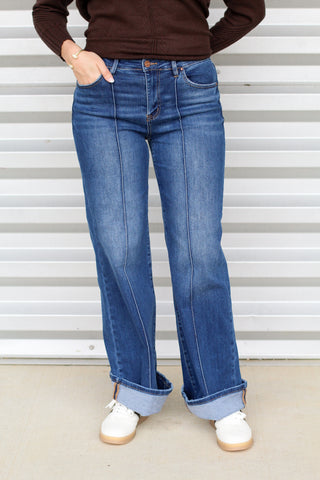 Suzanne Ankle Wide Jeans
