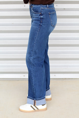 Suzanne Ankle Wide Jeans