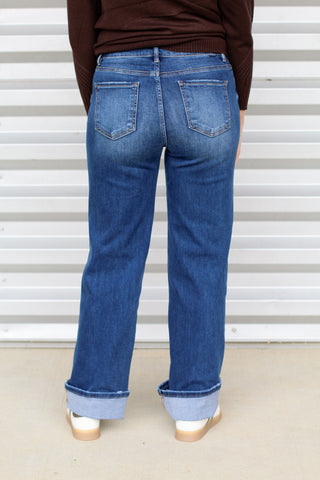 Suzanne Ankle Wide Jeans