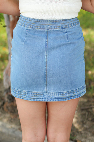 The Hannah Denim Skirt