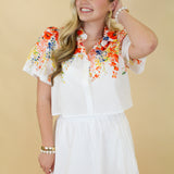 Spring Garden Party Crop Top