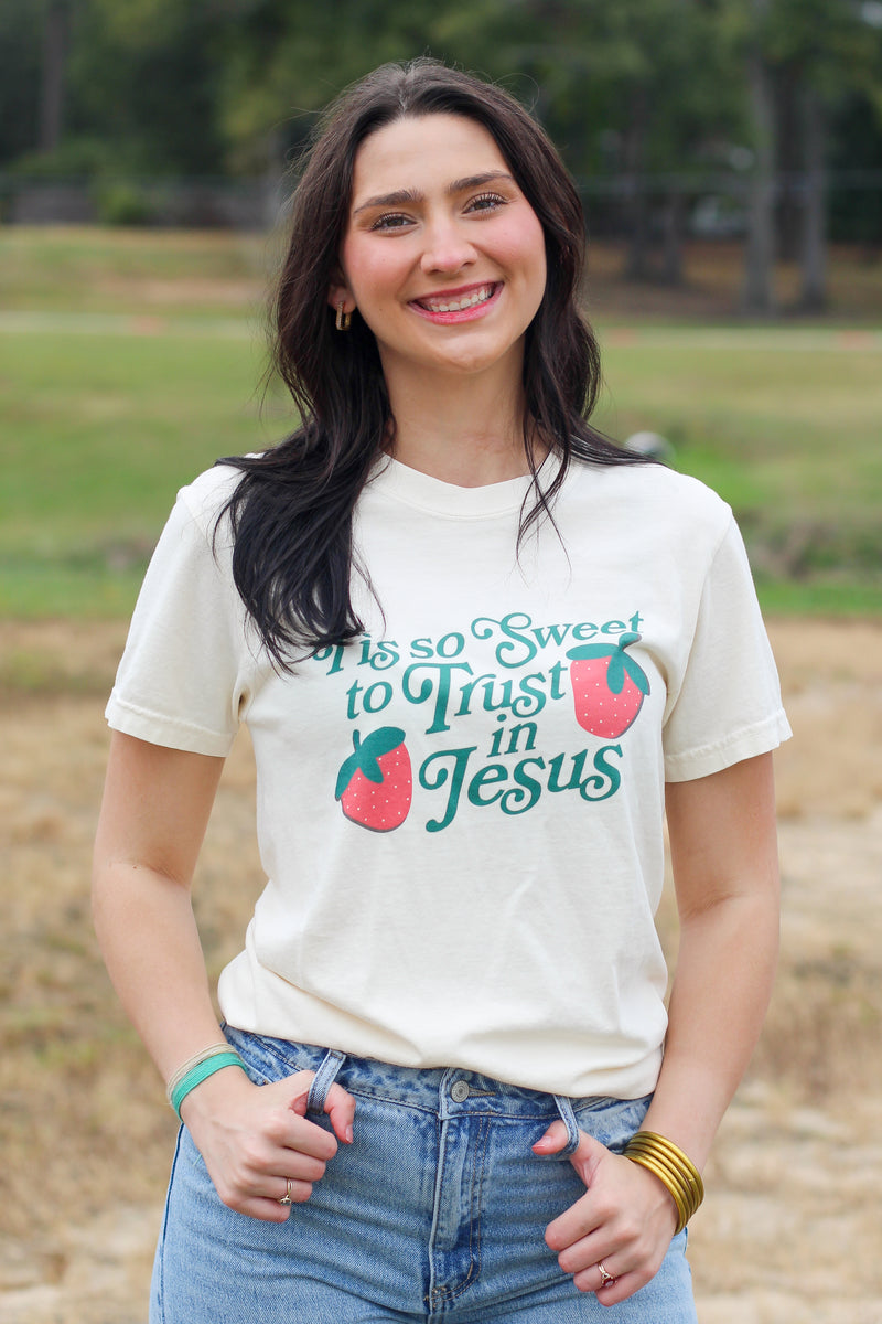 Sweet to Trust in Jesus Tee