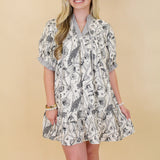 Dainty Flower Print Dress