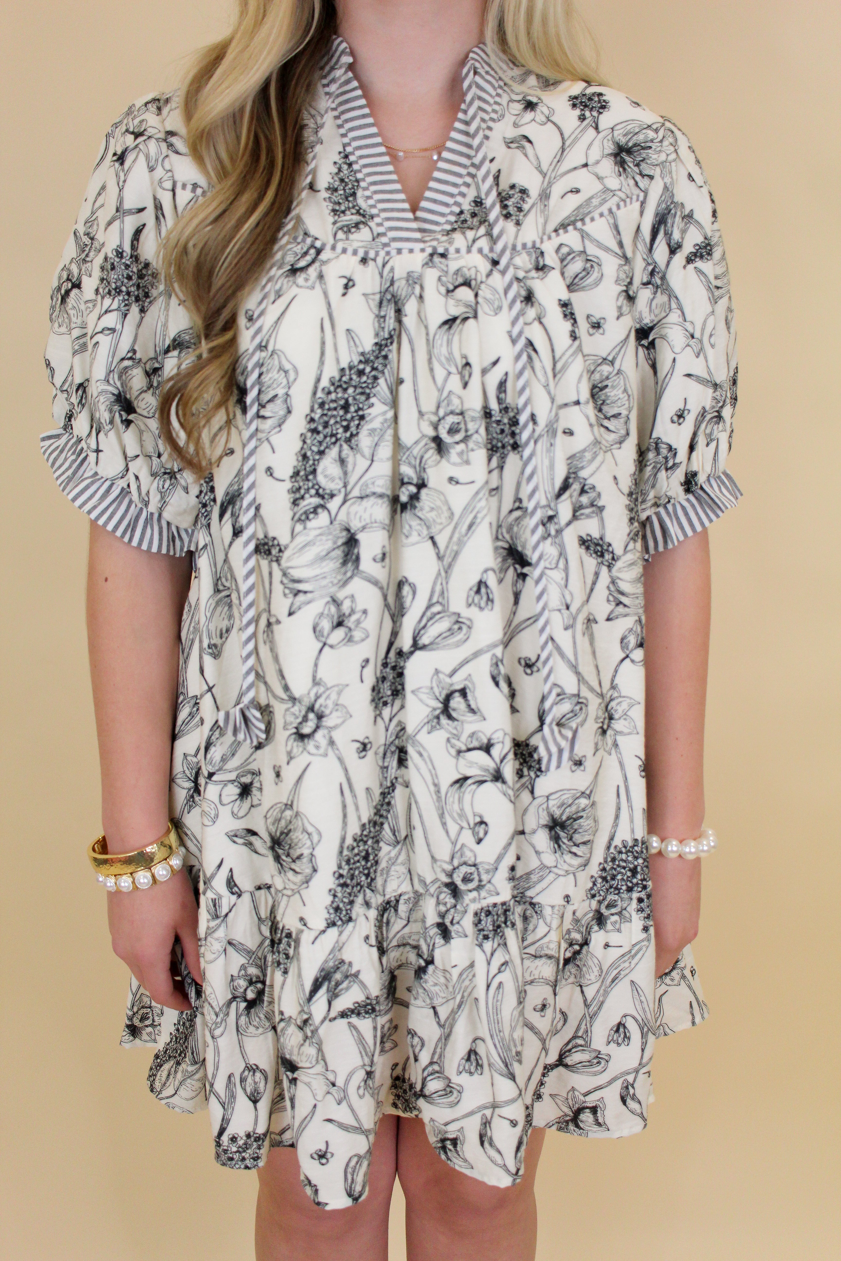 Dainty Flower Print Dress