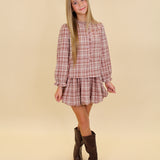 Fall Girl Plaid Top