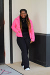 Pack Up Puffer Jacket-Hot Pink