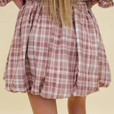 Fall Girl Plaid Skirt