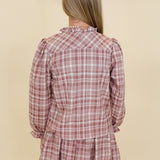 Fall Girl Plaid Top