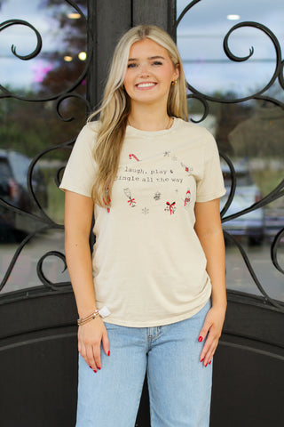 Laugh, Play & Jingle Tee