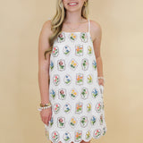 Raised Flower Dress