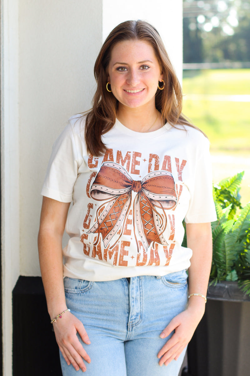 Game Day Bow Tee