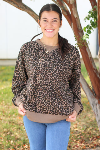 Carlee Leopard Sweatshirt