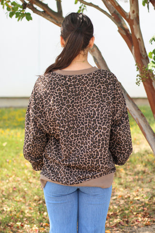 Carlee Leopard Sweatshirt