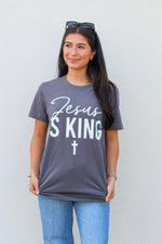 Jesus is King Cross Tee