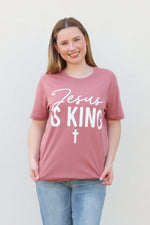 Jesus is King Cross Tee