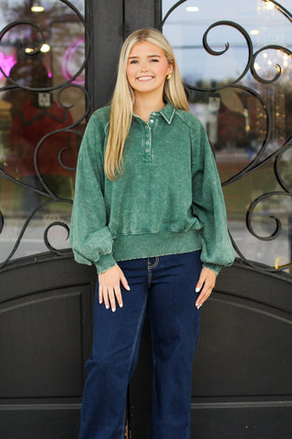 Snap Button Pullover