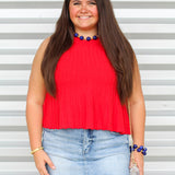 Runway Sweater Vest Top