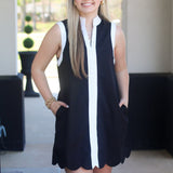 Classy Scallop Dress