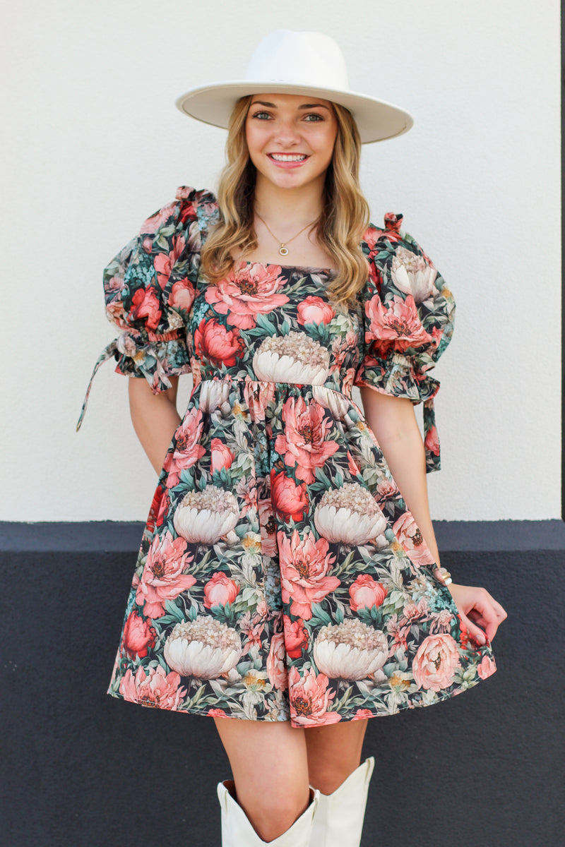 Flattering Floral Dress