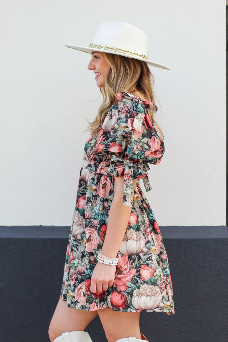 Flattering Floral Dress