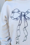 Trendy Ribbon Sweatshirt