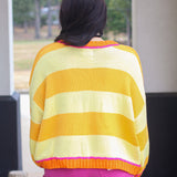 Pretty Sunset Stripe Sweater