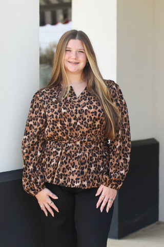 Feeling on Trend Leopard Top