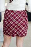 Plaid Flannel Skirt