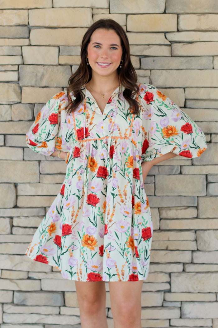 Basic Floral Dress