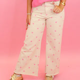 Perfect Polka Dot Straight Leg Pants