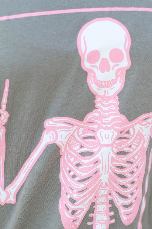 Peace Out Skeleton Tee