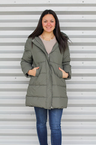 Matte Winter Puffer Jacket
