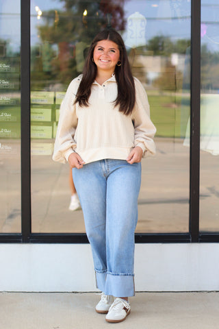 Staff Favorite Waffle Knit Pullover