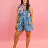 So Cutie Polka Dot Romper