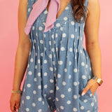 So Cutie Polka Dot Romper