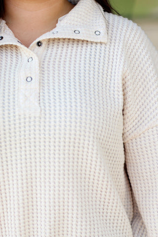 Staff Favorite Waffle Knit Pullover