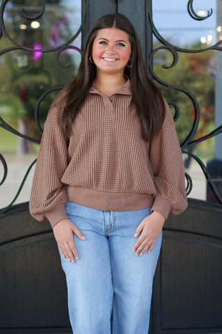 Staff Favorite Waffle Knit Pullover