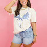 Polka Dot Bikini Tee