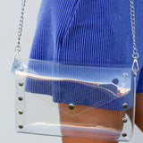 Gameday Purse-Clear/Silver
